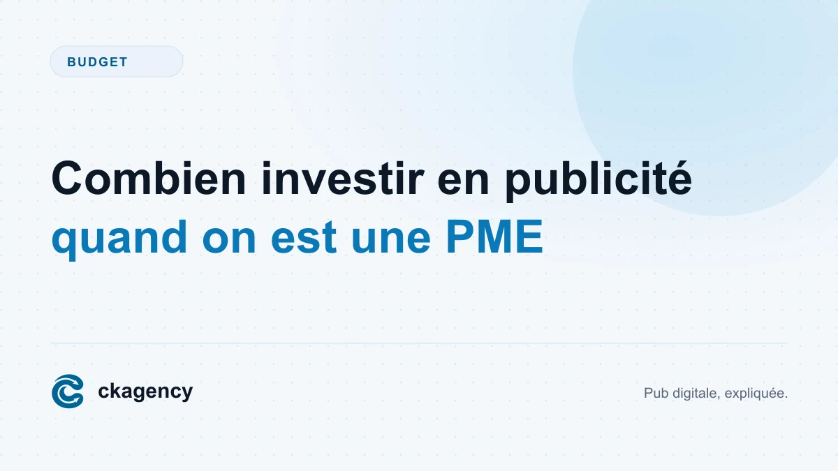 Illustration de l'article Combien investir en publicité quand on est une PME ?