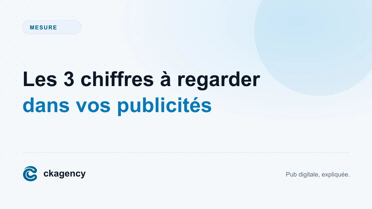 Illustration de l'article Les 3 chiffres à regarder dans vos pubs (et ceux à ignorer)