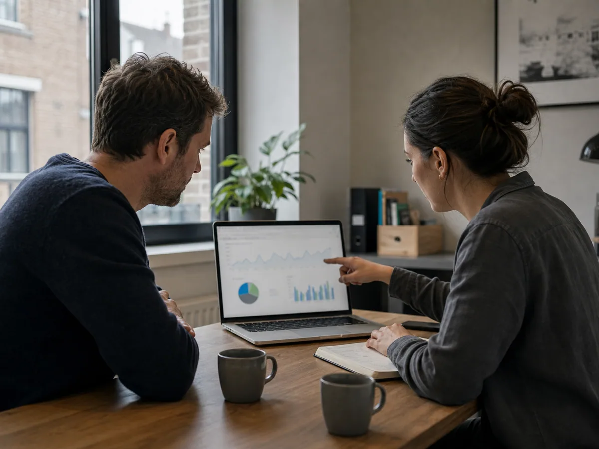 Un rapport Analytics, illustration du service Google Analytics