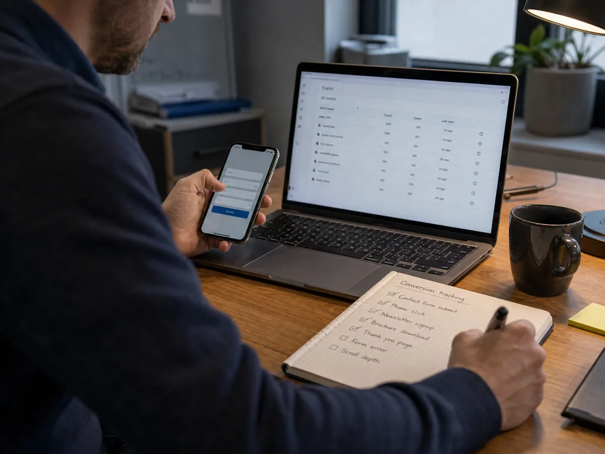 Configuration des conversions, illustration du service Tracking conversion